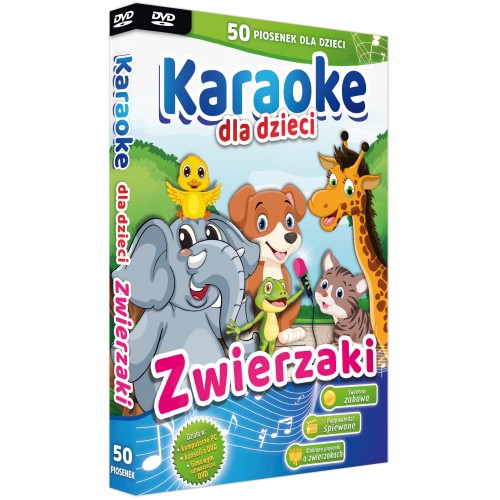 Karaoke ZWIERZAKI - 50 Piosenek dla Dzieci DVD